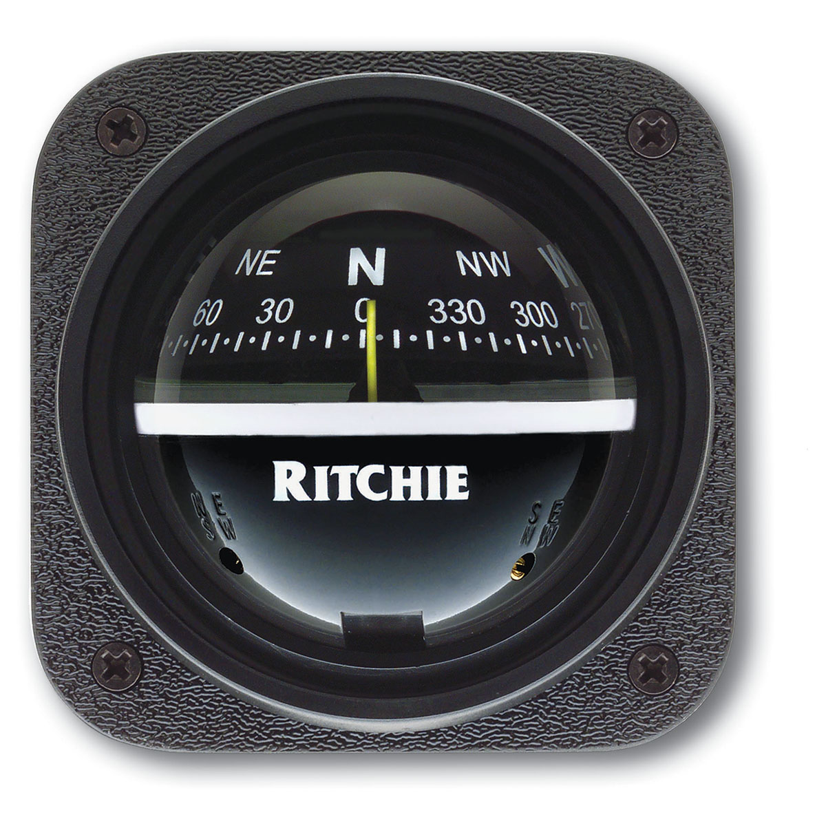 Black Dial Bulkhead Mount Ritchie V-537 Explorer Compass 