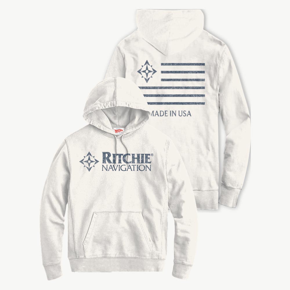 Ritchie Hampton Hoodie Vintage White Ritchie Navigation